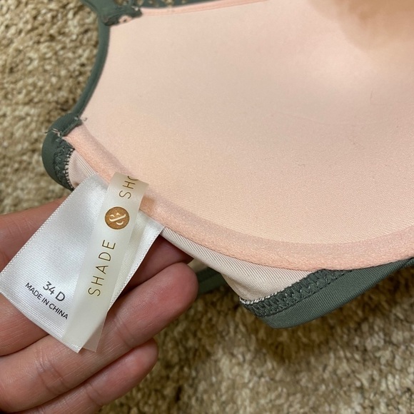 SHADE & SHORE Green Push Up Laser Cut Bikini Top - Picture 5 of 7